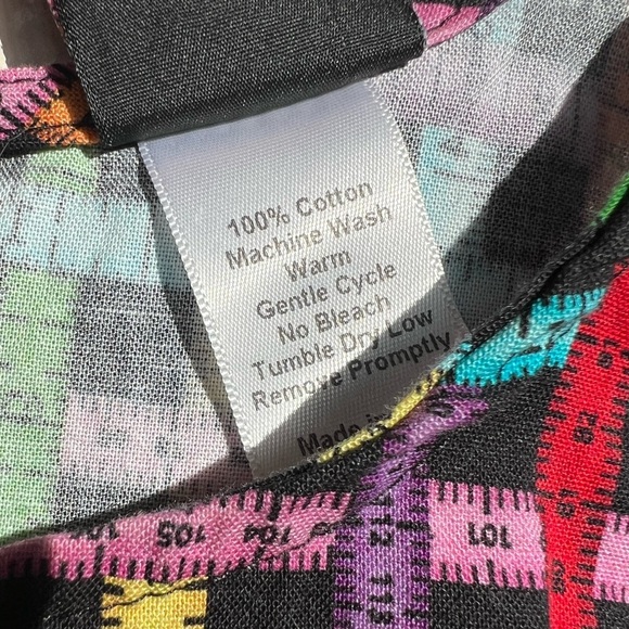 Retrolicious measuring tape colorful skirt - Picture 7 of 7